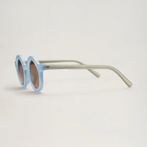 BabyMocs ERW Sonnenbrille ROUND (ab 8 J. - ERW) | Hellblau – Bild 4