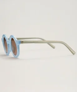 BabyMocs Baby Sonnenbrille ROUND (0-1.5 J.) | hellblau