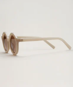 BabyMocs Kinder Sonnenbrille ROUND (1.5-8 J.) | beige