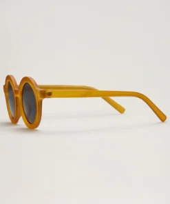 BabyMocs Kinder Sonnenbrille ROUND (1.5-8 J.) | gelb