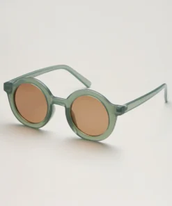 BabyMocs Kinder Sonnenbrille ROUND (1.5-8 J.) | olive
