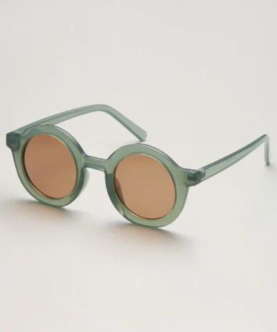 BabyMocs Kinder Sonnenbrille ROUND (1.5-8 J.) | olive