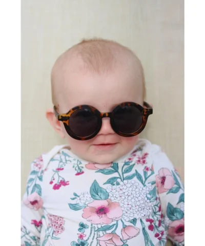 BabyMocs Kinder Sonnenbrille ROUND (1.5-8 J.) | turtle