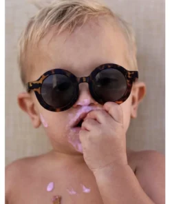 BabyMocs Kinder Sonnenbrille ROUND (1.5-8 J.) | turtle