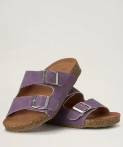 BabyMocs Vegane (Ananasleder) Sandalen SUNNY | Lila