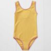 Badekleid ochre aus recycelten PFlaschen von Grass & Air