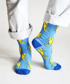 Bare Kind Bambus Socken ERW | Seepferdchen