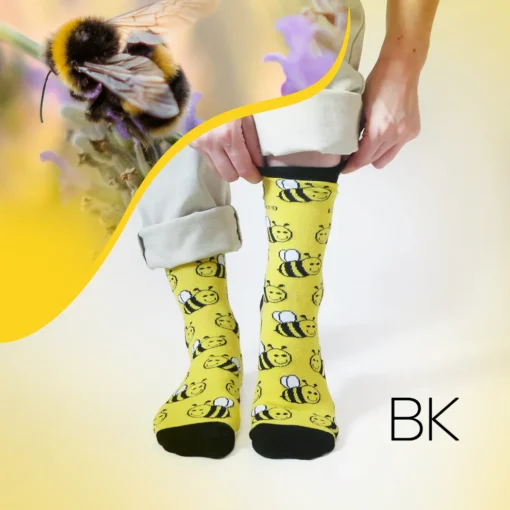 Bare Kind Bambus Socken ERW | Bienen – Bild 3