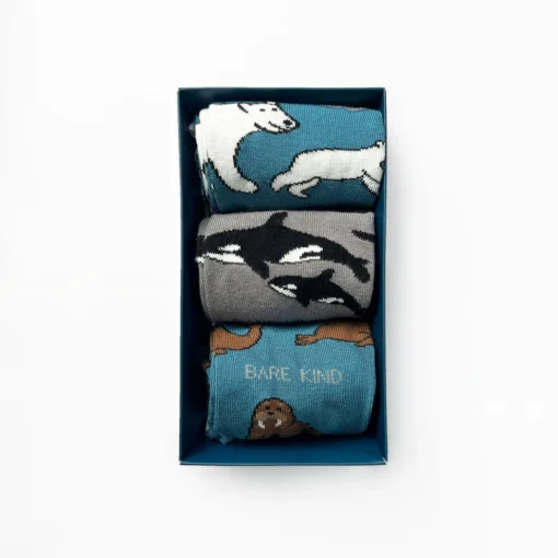 Bare Kind Bambus Socken Geschenkbox | Arctic