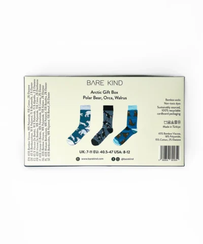 Bare Kind Bambus Socken Geschenkbox | Arctic