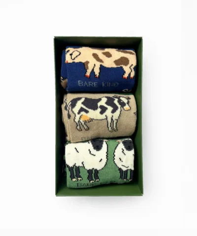 Bare Kind Bambus Socken Geschenkbox | Farm