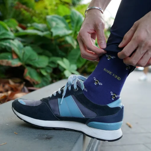 Bare Kind Bambus Socken ERW | kleine Bienen
