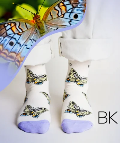 Bare Kind Bambus Socken ERW | Schmetterling