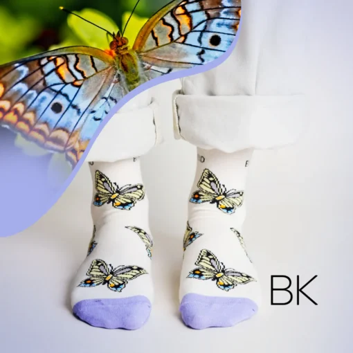 Bare Kind Bambus Socken ERW | Schmetterling