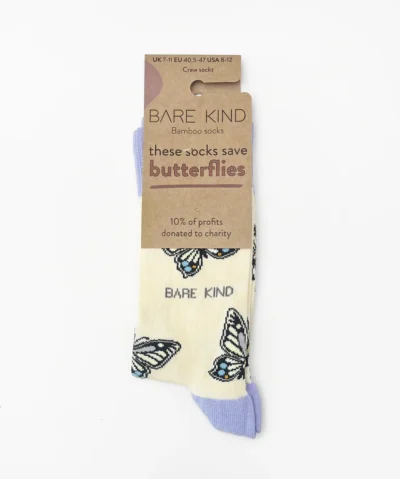 Bare Kind Bambus Socken ERW | Schmetterling