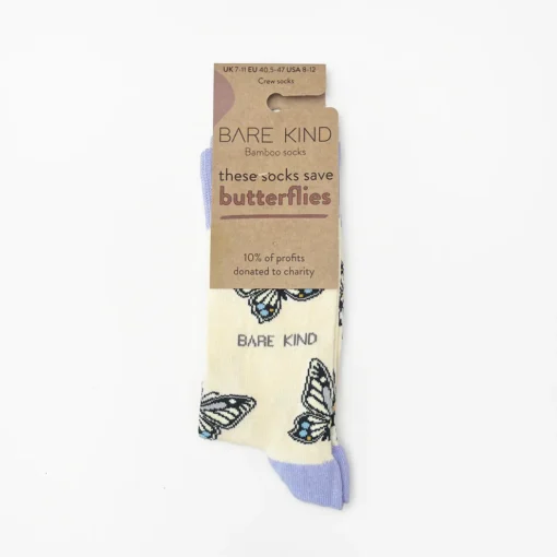 Bare Kind Bambus Socken ERW | Schmetterling