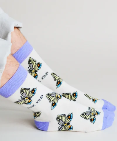 Bare Kind Bambus Socken ERW | Schmetterling