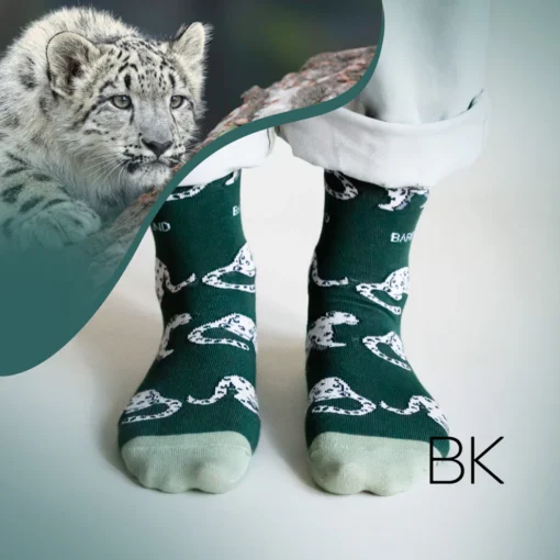 Bare Kind Bambus Socken ERW | Schneeleopard