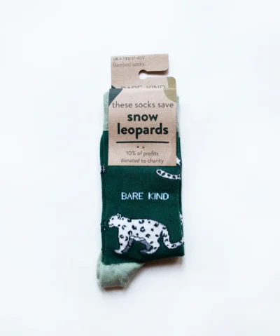 Bare Kind Bambus Socken ERW | Schneeleopard