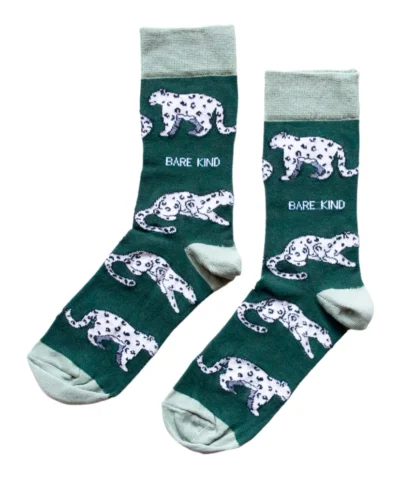 Bare Kind Bambus Socken ERW | Schneeleopard