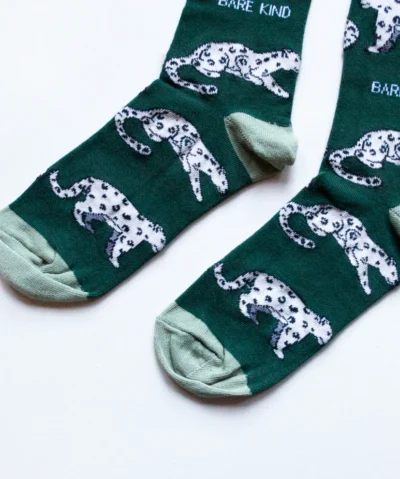 Bare Kind Bambus Socken ERW | Schneeleopard