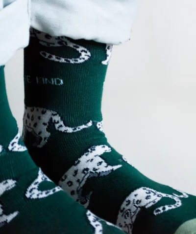 Bare Kind Bambus Socken ERW | Schneeleopard