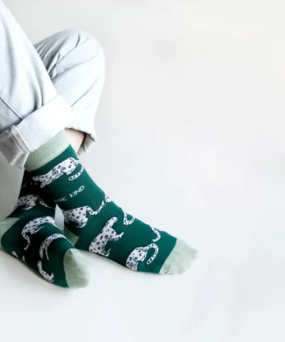 Bare Kind Bambus Socken ERW | Schneeleopard