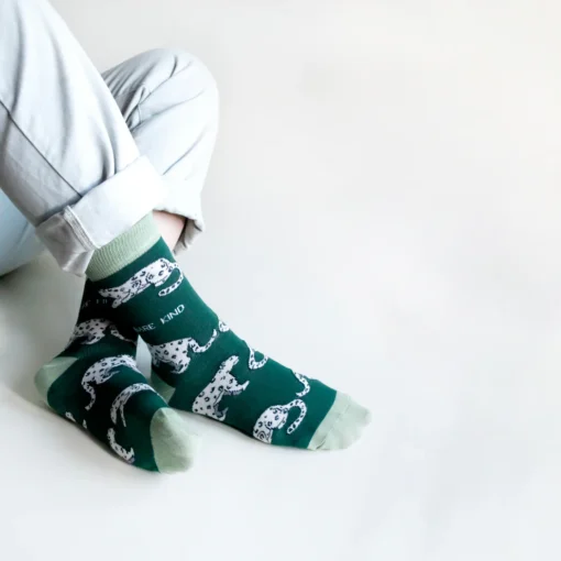 Bare Kind Bambus Socken ERW | Schneeleopard