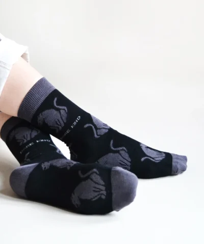 Bare Kind Bambus Socken ERW | Schwarzer Panther