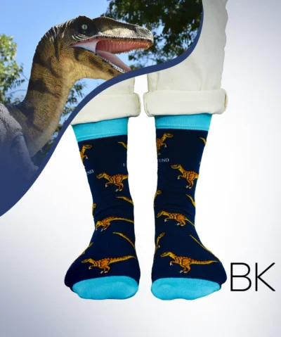 Bare Kind Bambus Socken ERW | Velociraptor