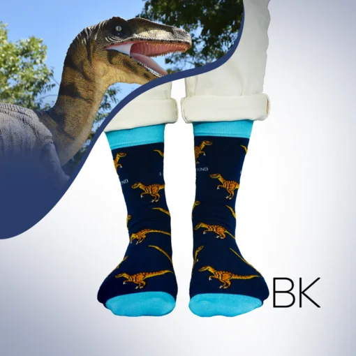 Bare Kind Bambus Socken ERW | Velociraptor