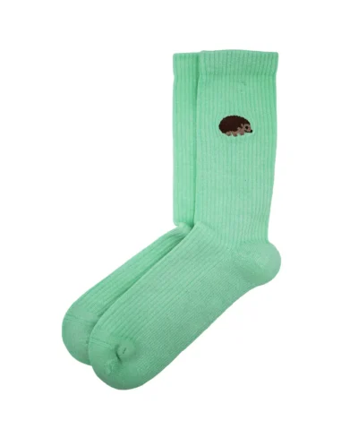 Bare Kind Bambus Socken gerippt ERW | Igel mint