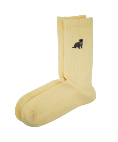 Bare Kind Bambus Socken gerippt ERW | Otter hellgelb