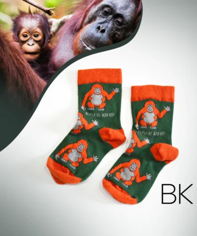 Bare Kind Bambus Socken Kids | Orangutan