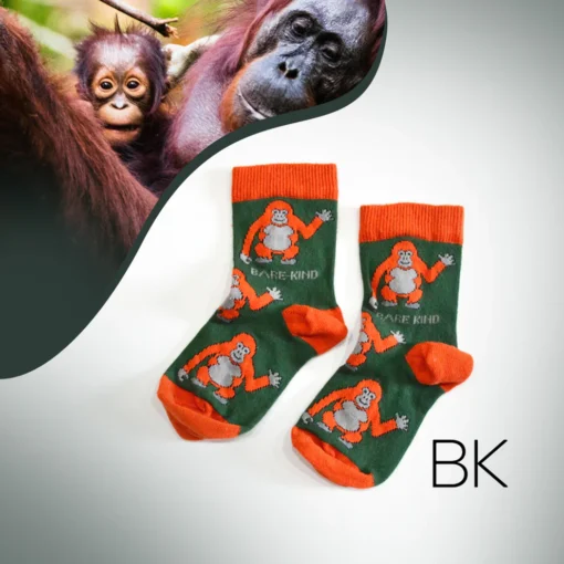 Bare Kind Bambus Socken Kids | Orangutan