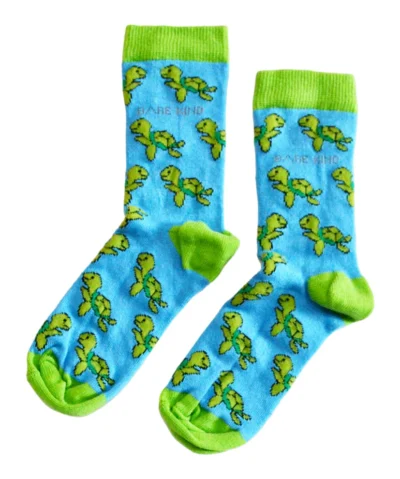 Bare Kind Bambus Socken Kids | Schildkröte