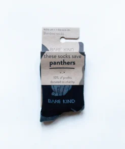 Bare Kind Bambus Socken Kids | Schwarzer Panther