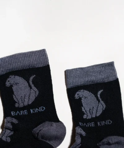 Bare Kind Bambus Socken Kids | Schwarzer Panther