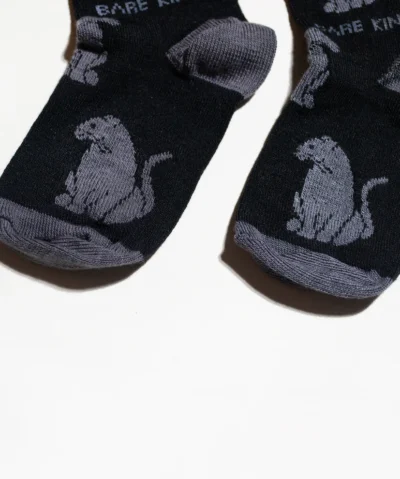 Bare Kind Bambus Socken Kids | Schwarzer Panther