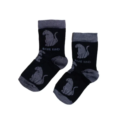 Bare Kind Bambus Socken Kids | Schwarzer Panther