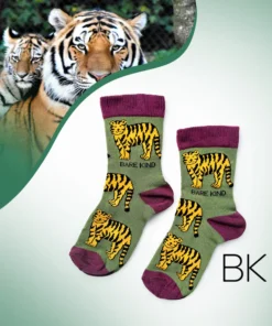 Bare Kind Bambus Socken Kids | Tiger