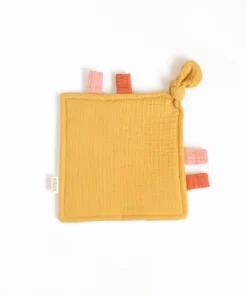 BIBAK Sensorik Knistertuch 25 x 25 cm | Senf