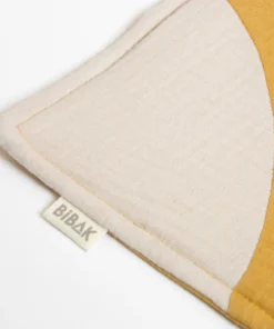 BIBAK Sensorik Knistertuch 25 x 25 cm | Senf
