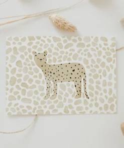 Postkarte von Hej Hanni Leopard