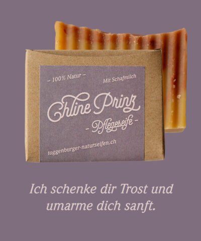 Feste Dusch- und Pflegeseife mit Schafmilch | chline Prinz - 100% NATUR von Toggenburger Naturseifen