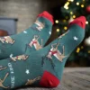 Bare Kind X-MAS Bambus Socken ERW | Renntier