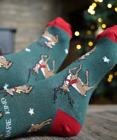 Bare Kind X-MAS Bambus Socken ERW | Renntier