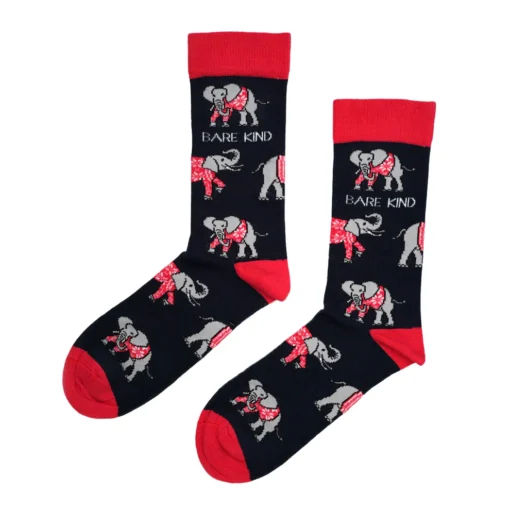 Bare Kind X-MAS Bambus Socken ERW | Elefant