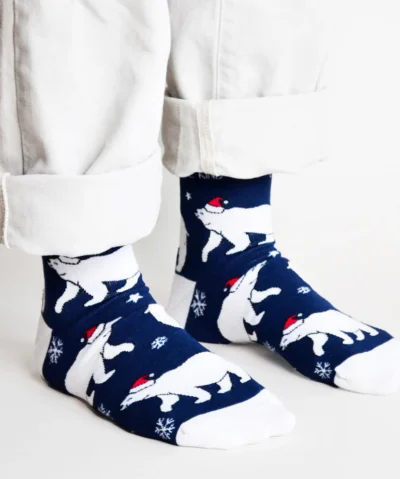 Bare Kind X-MAS Bambus Socken ERW | Eisbär