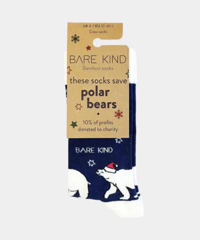 Bare Kind X-MAS Bambus Socken ERW | Eisbär